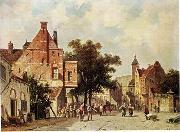 unknow artist European city landscape, street landsacpe, construction, frontstore, building and architecture. 117 oil painting picture wholesale